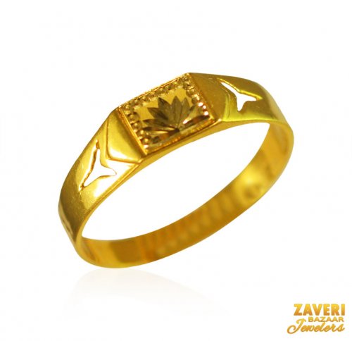 22kt Gold Mens Ring 