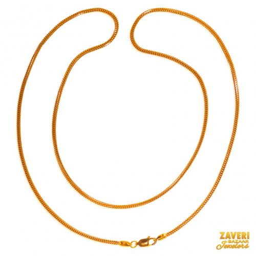 22 Karat Gold Two Tone Chain 