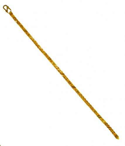 22k Gold Light Weight Bracelet 