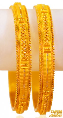 22k Gold Bangles(set of 2) 