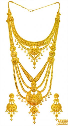 22Karat 2 in 1 Bridal Necklace Set 