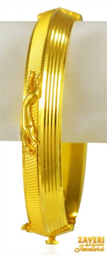 22K Gold Fancy Kada for Mens 