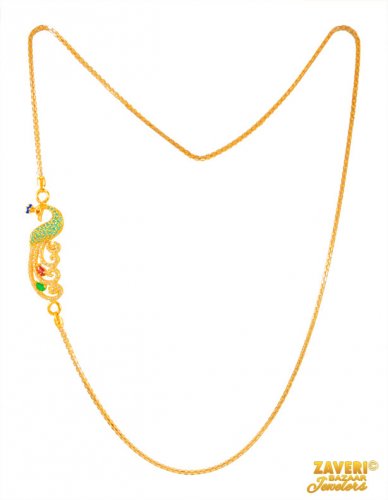 Fancy Moggopu chain (22k Gold) 