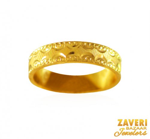 22Kt Gold Band for Ladies 