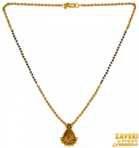 22K Gold Antique Mangalsutra  