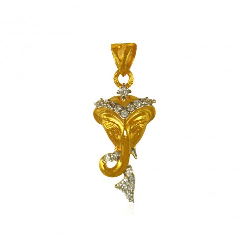 Lord Ganesh 22Kt Gold Pendant 