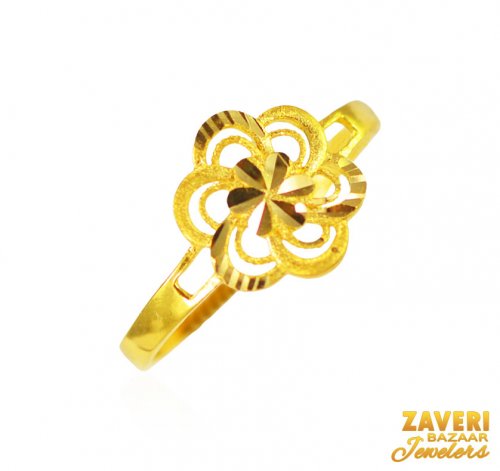 22 KT Gold Ladies Ring 