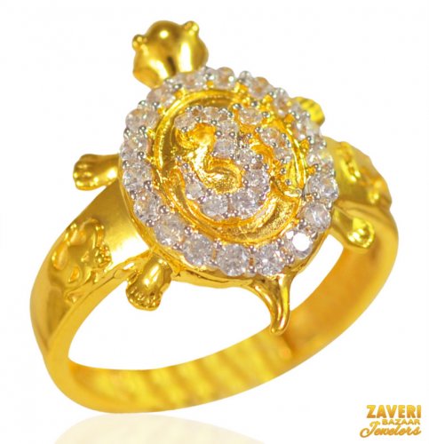 22 Kt Gold Tortoise Ring 
