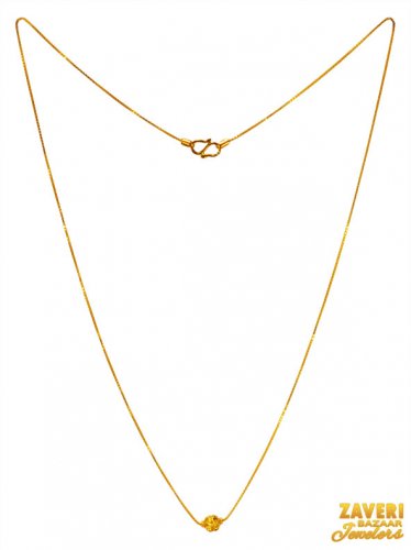 22 Karat Gold Chain for Girls 