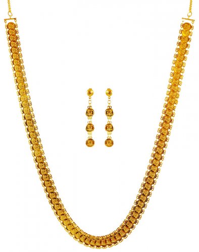 22K Gold Ginni Necklace Set 