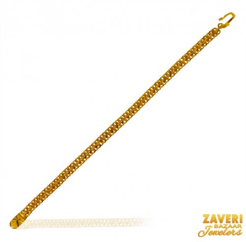 22kt Gold Mens   Bracelet  