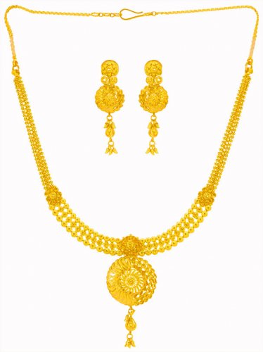 22 Karat Gold Necklace Set 
