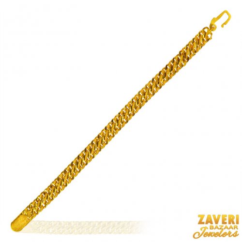 22kt Gold Mens Braclet 