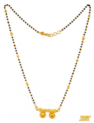 black beads gold chains