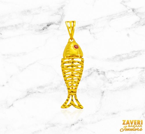 22Kt Gold Fancy Pendant 