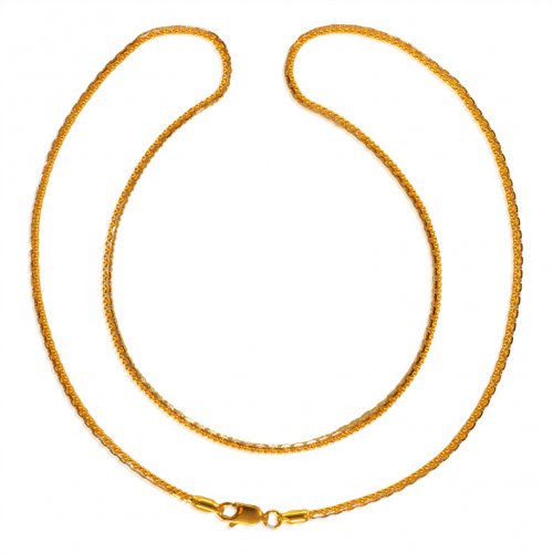 22kt Gold Fancy Chain for Ladies 