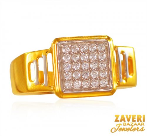 22K  Gold Fancy Men Ring 