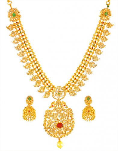 22K Gold Uncut Diamond Set - AjDi64144 