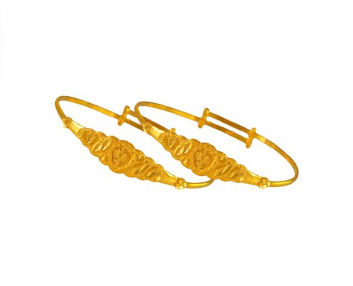 22 Karat Gold Baby Kada 
