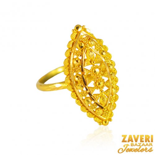 22kt Gold Fancy   Ring 