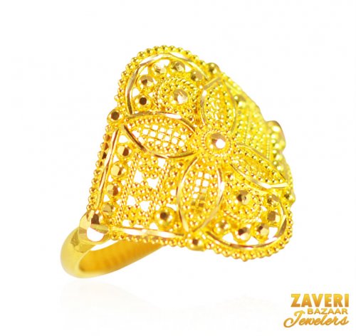 22 Kt Gold Ladies Ring  