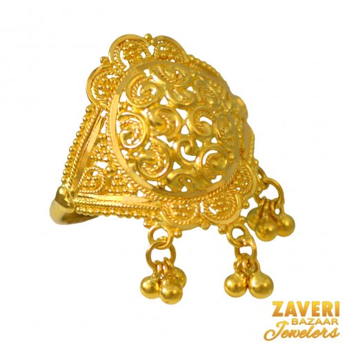22Kt Gold Designer Ring 