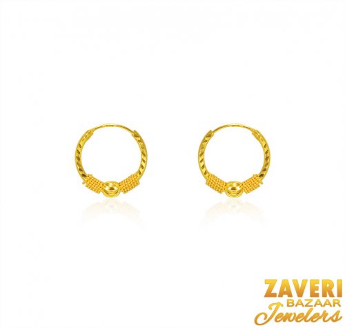 22 Karat Gold Earrings 