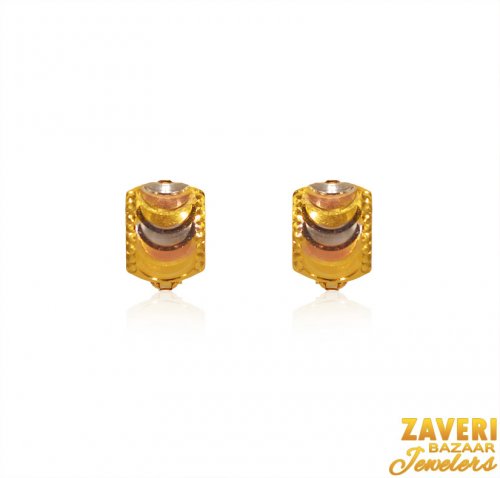 22KT Gold Clip On Earrings 