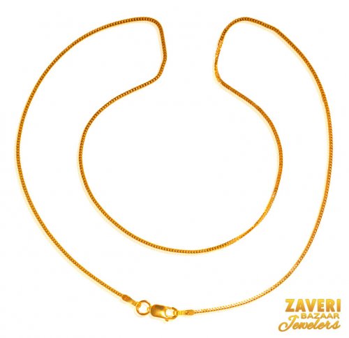 22 Karat Gold Two Tone Chain 