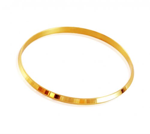 Kids Punjabi Gold Kada (1 pc) - AjBa59521 - 22K Gold Punjabi Kada for ...