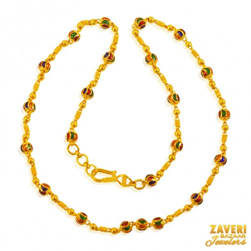 22kt Gold Fancy Chain for Girls 