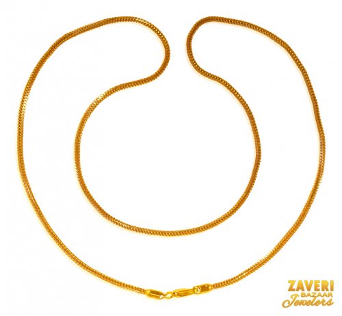 22 Kt Gold Chain (18 In) 