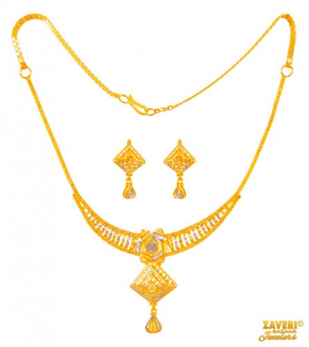 Fancy Necklace Set 22 Kt 