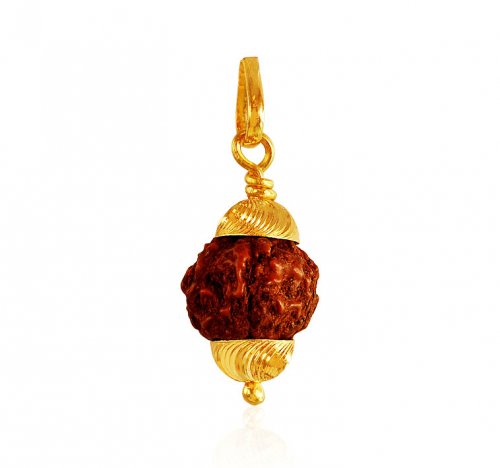 22kt Gold Rudraksha Pendant 