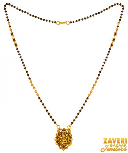 22K Gold Laxmi Mangalsutra 