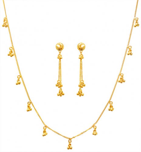 22kt Gold Light Necklace Set 