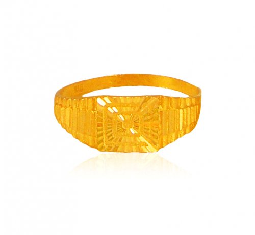 22K Gold Mens Ring 