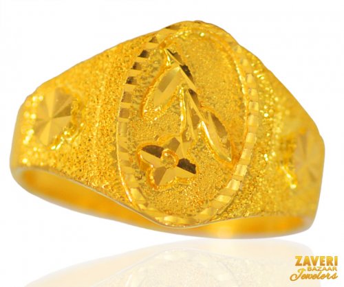 22Kt Gold Mens Ring 
