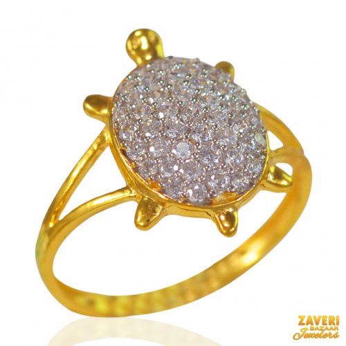 22 Kt Gold Tortoise Ring 