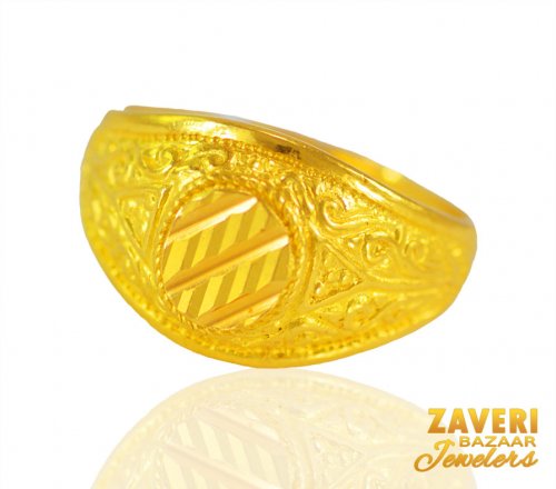 22kt Gold Ring For Mens 