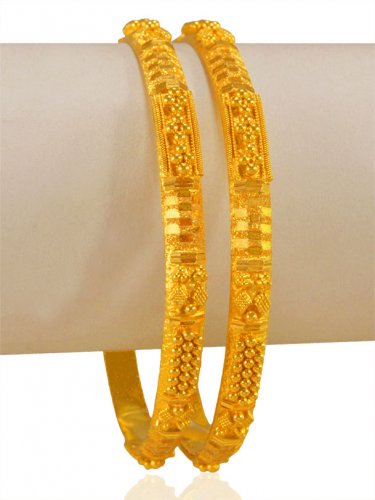 22 Karat Gold Bangles (2 PC) 