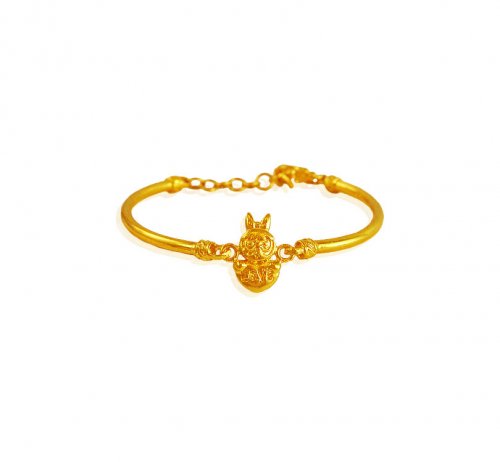 22Kt Gold Kids Bangle Bracelet  