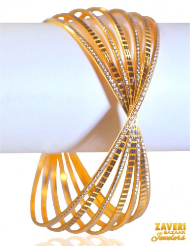 22K gold Rhodium Bangle (1Pc ) 