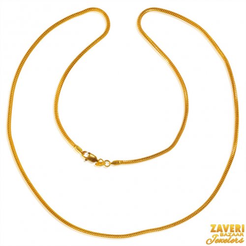 22Kt Yellow Gold Chain  