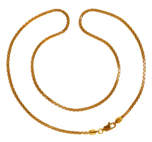 22kt Gold Box Chain (18 inches) 