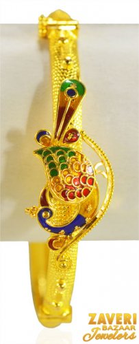 22K Gold Meenakari Kada  