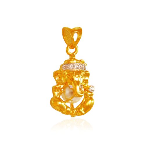 22 kt Gold Lord Ganesha Pendant 