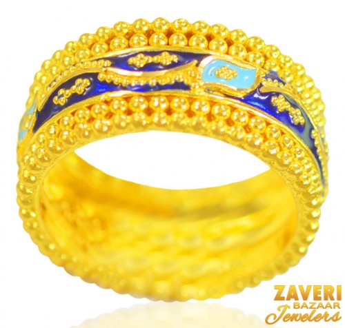 22K Gold Fancy Band 