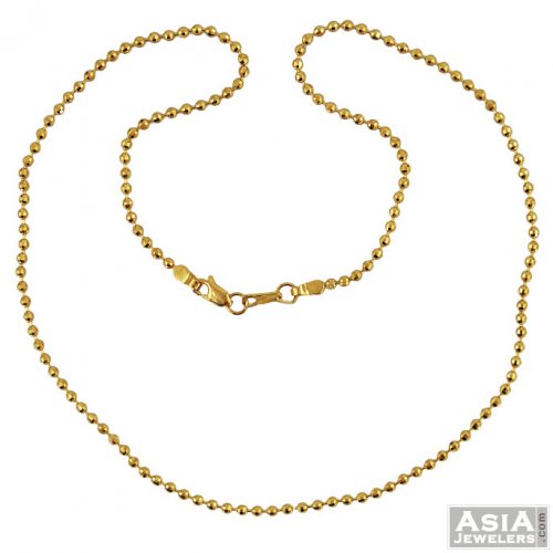 22k Fancy Gold Chain(16 inch) 