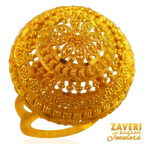 22 Karat Gold Ladies Ring  